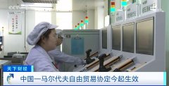 这份商业协定生效！两国超95%产物将最终实现零